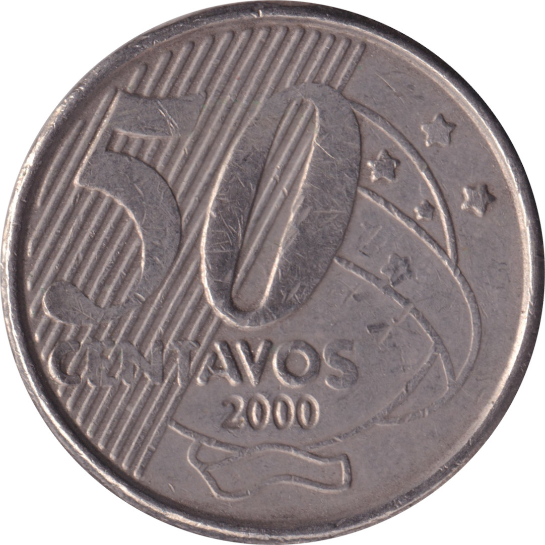 50 centavos - Rio Branco - Cupronickel