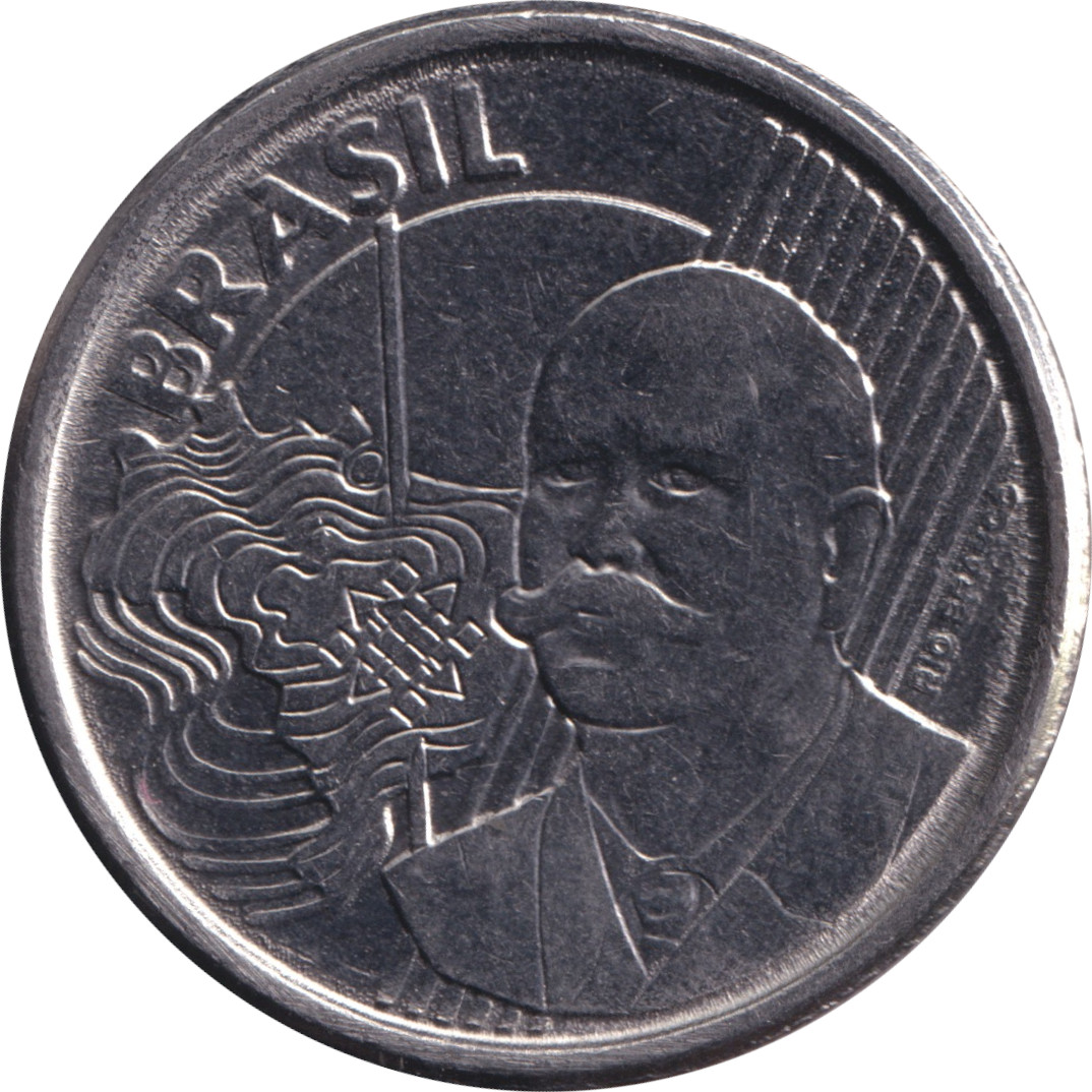 50 centavos - Rio Branco - Stainless Steel