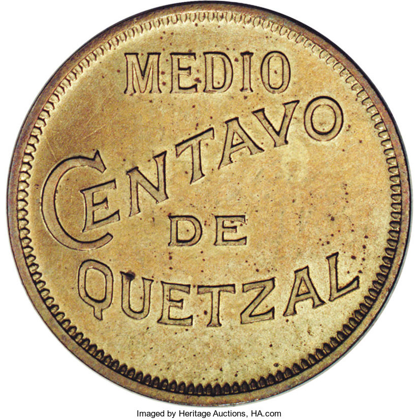 1/2 centavo - Emblème - Maillechort