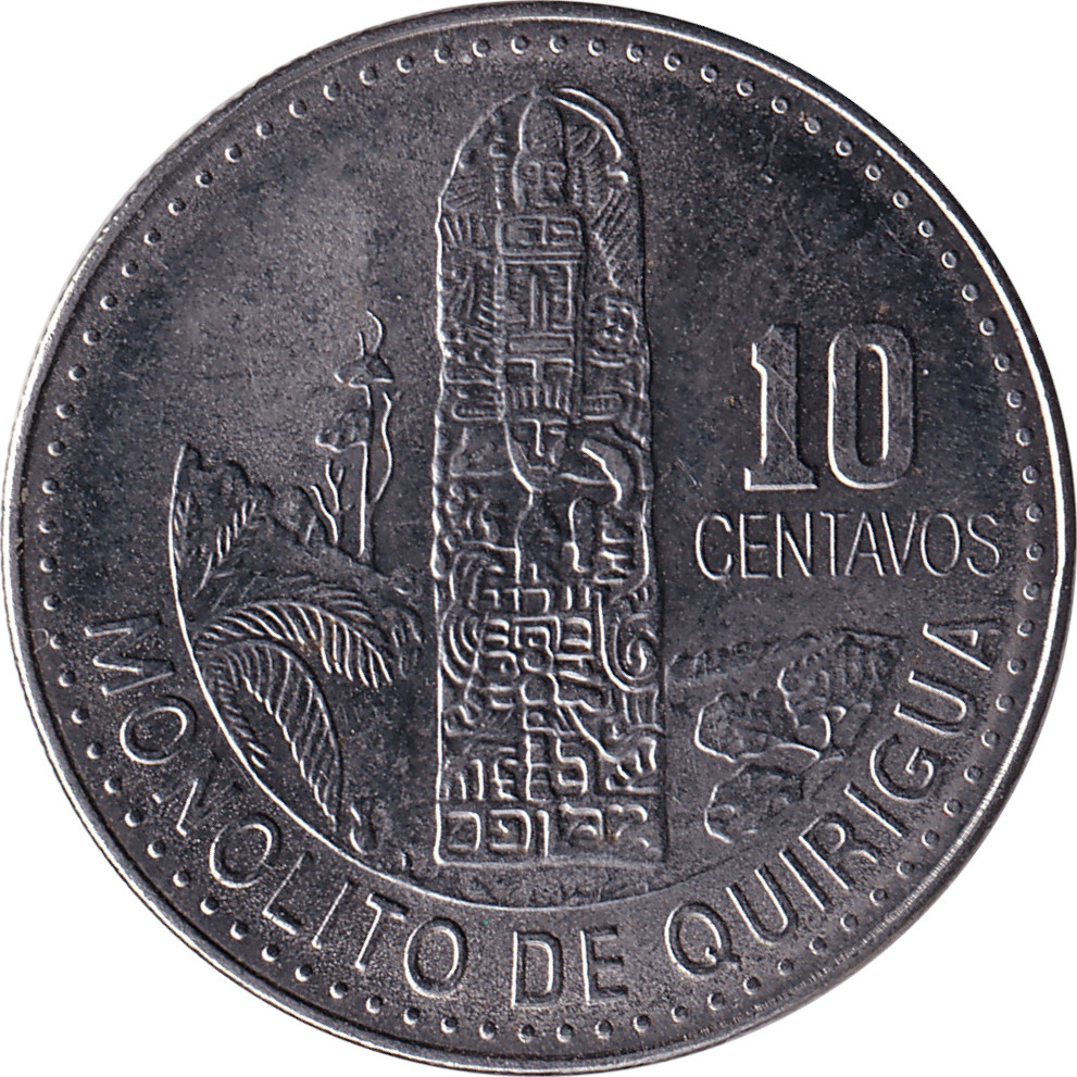 10 centavos - Monolithe - Acier inoxydable