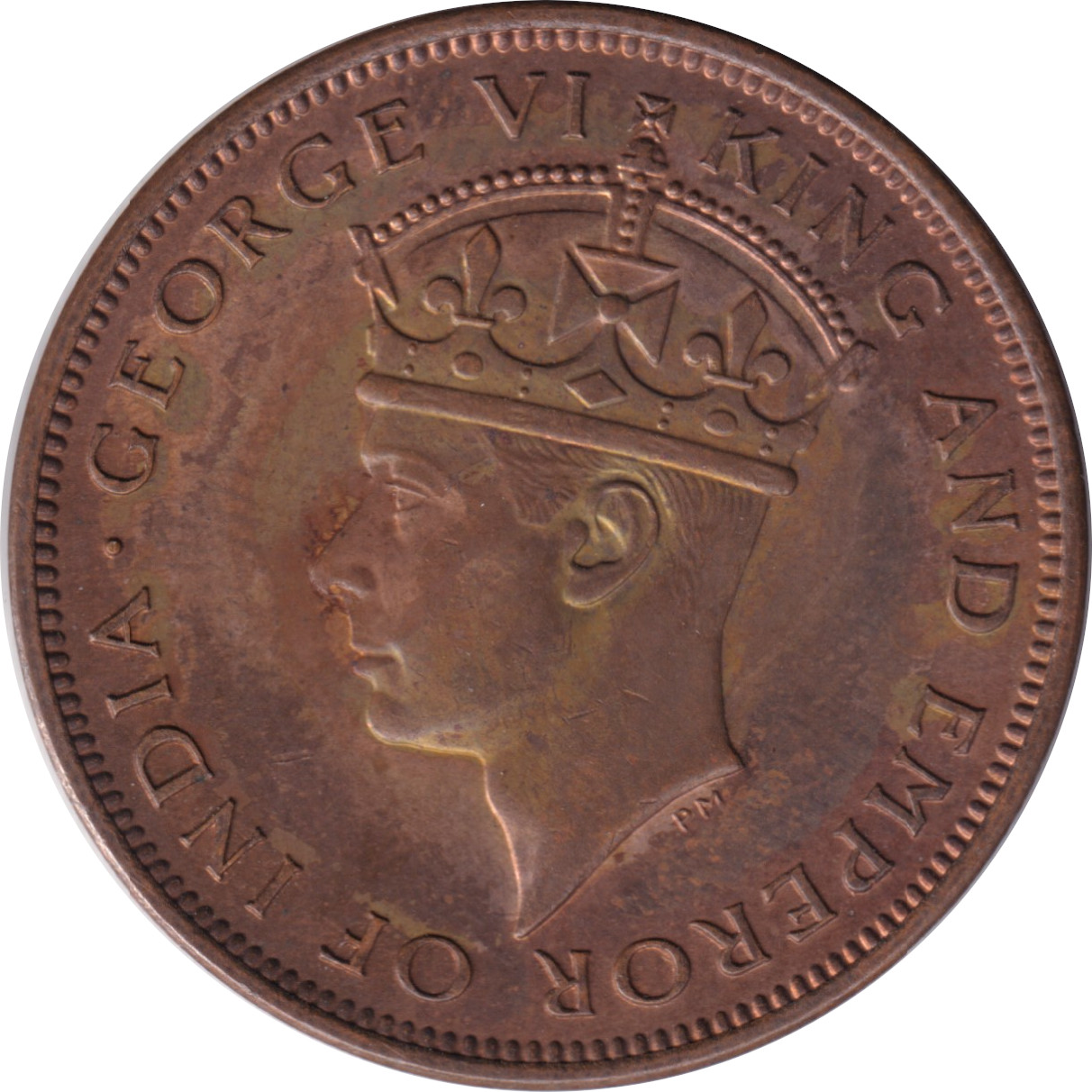 1 cent - Georges VI - Empereur