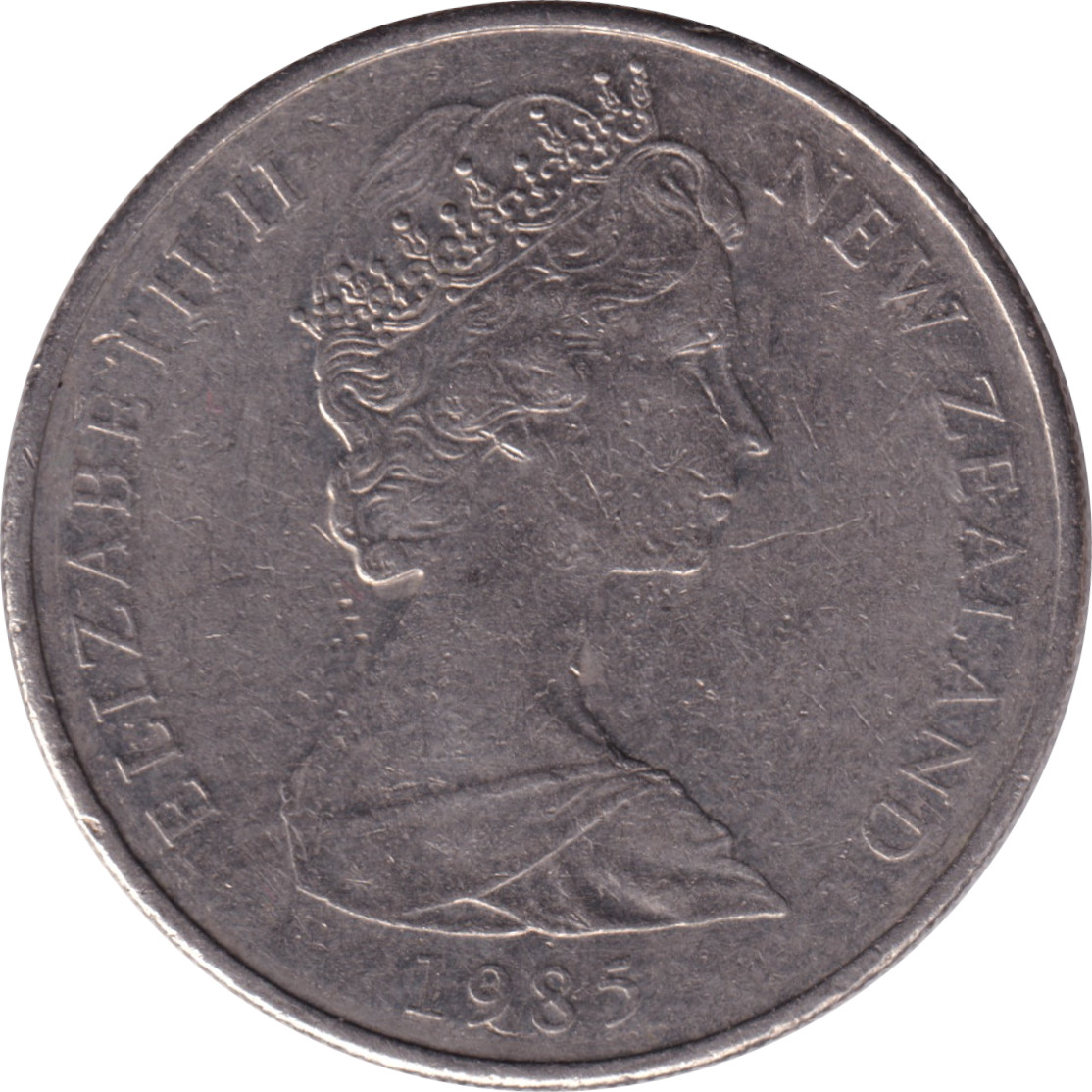 10 cents - Elizabeth II - Buste jeune - 10