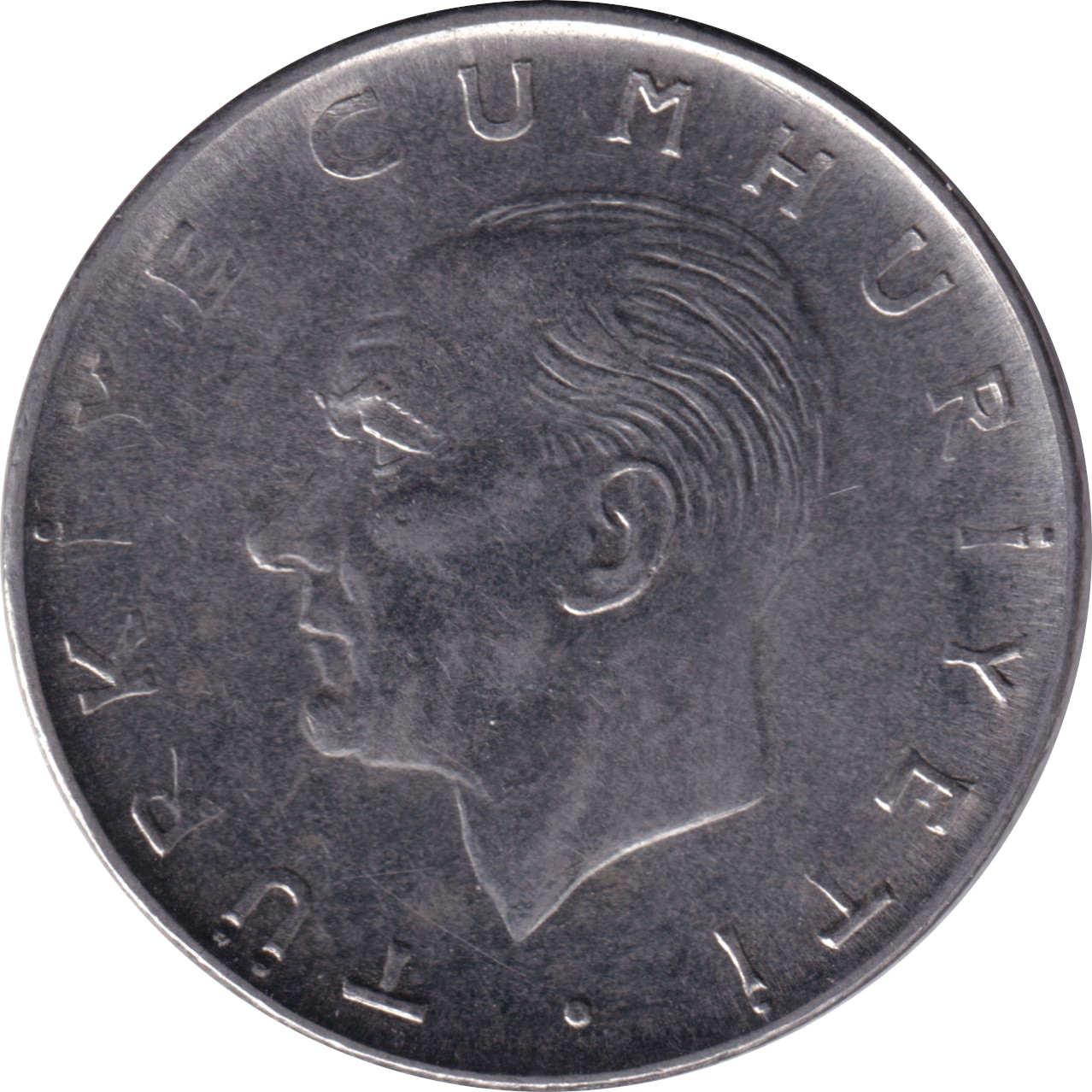 1 lira - Kemal Ataturk - Type 2