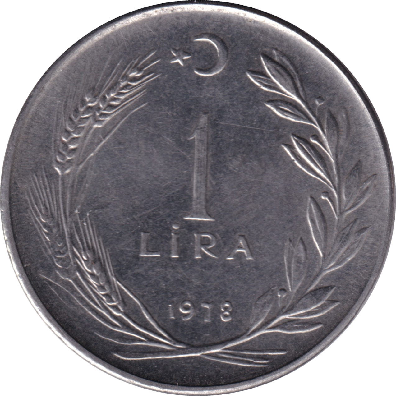 1 lira - Kemal Ataturk - Type 2