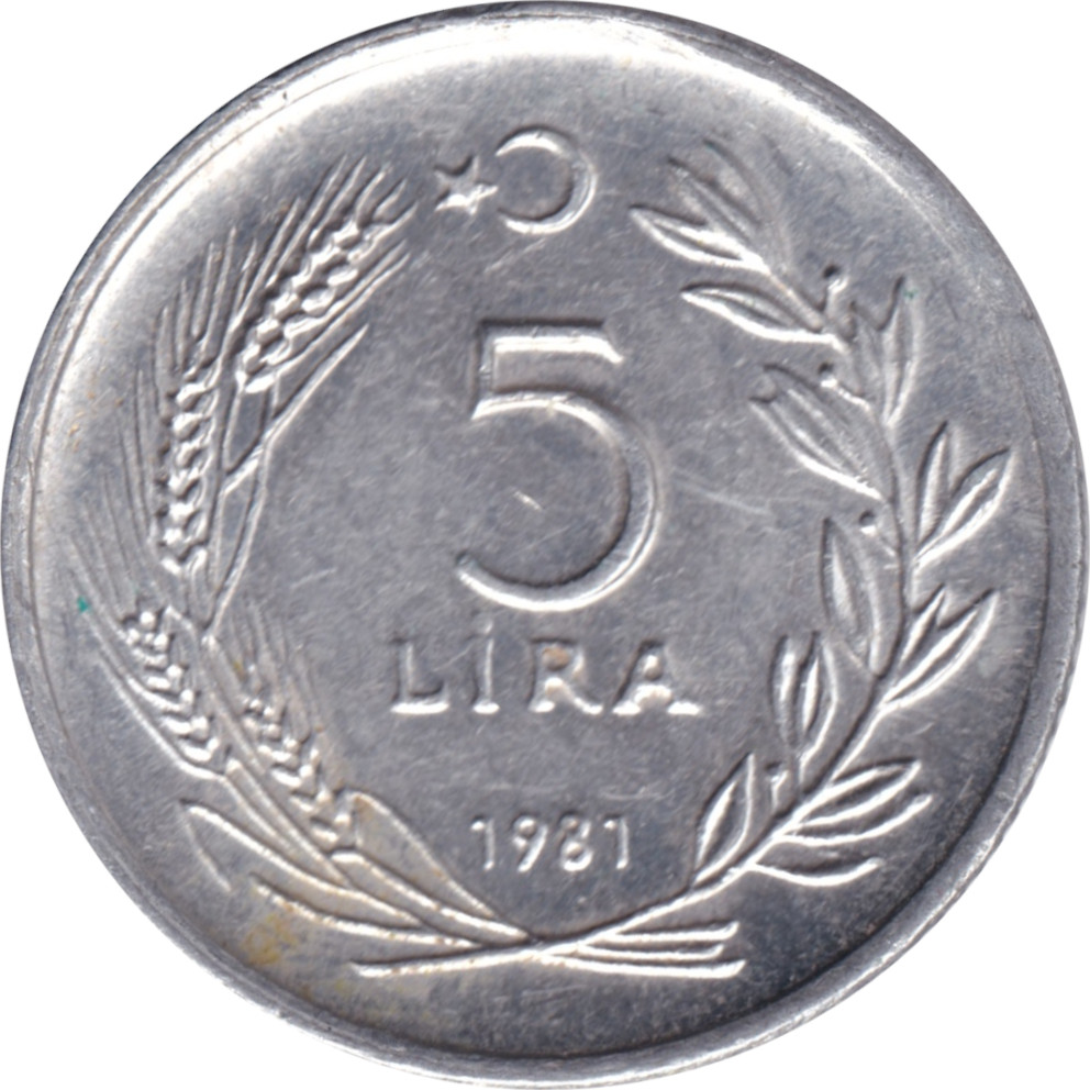 5 lira - Chevalier - Type 2