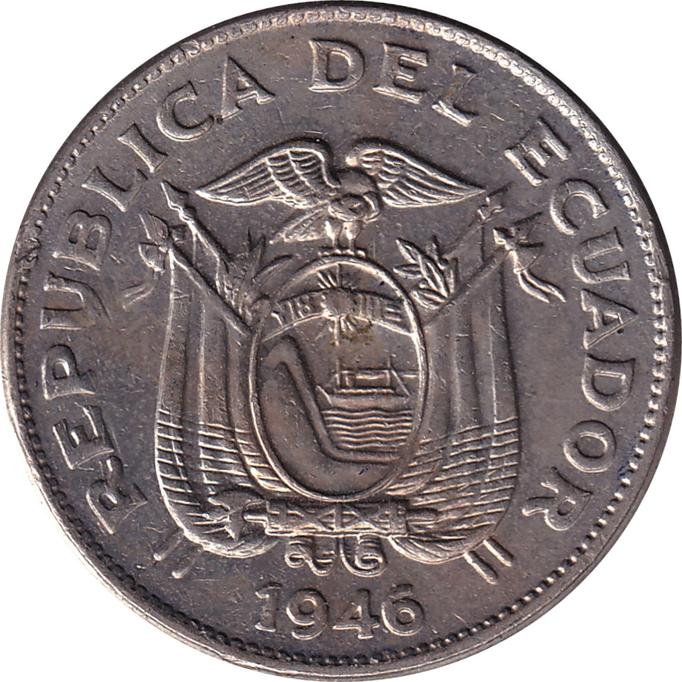 20 centavos - Petites armoiries - Cupronickel