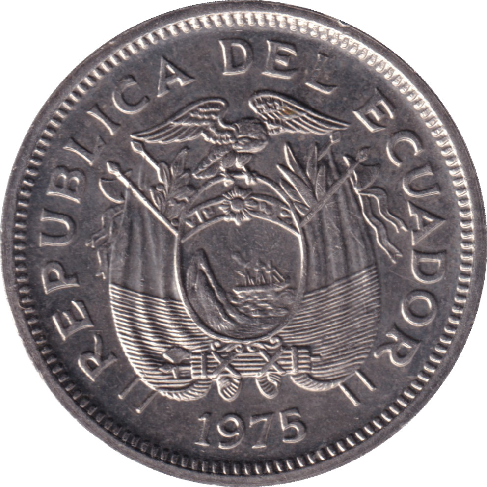 20 centavos - Large Arms - Nickel plate