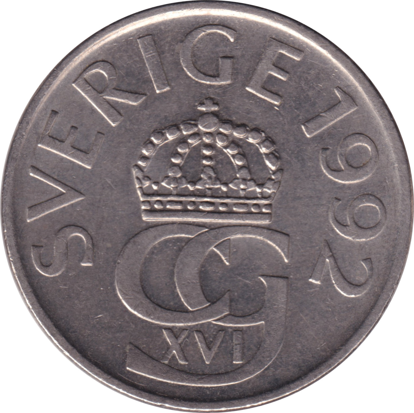 5 kronor - Charles XVI - Monogramme - Cupronickel