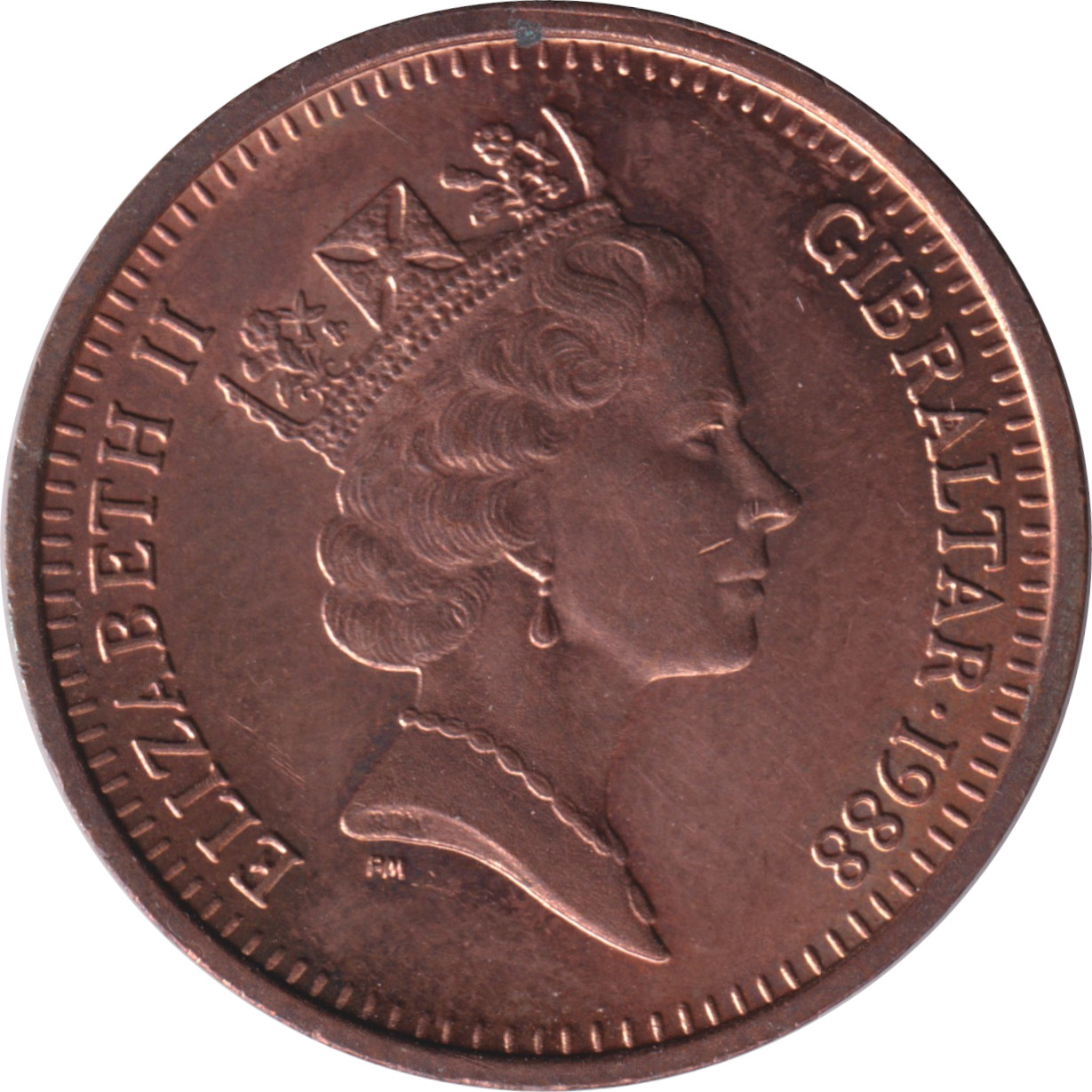 2 pence - Elizabeth II - Mature head - Bronze