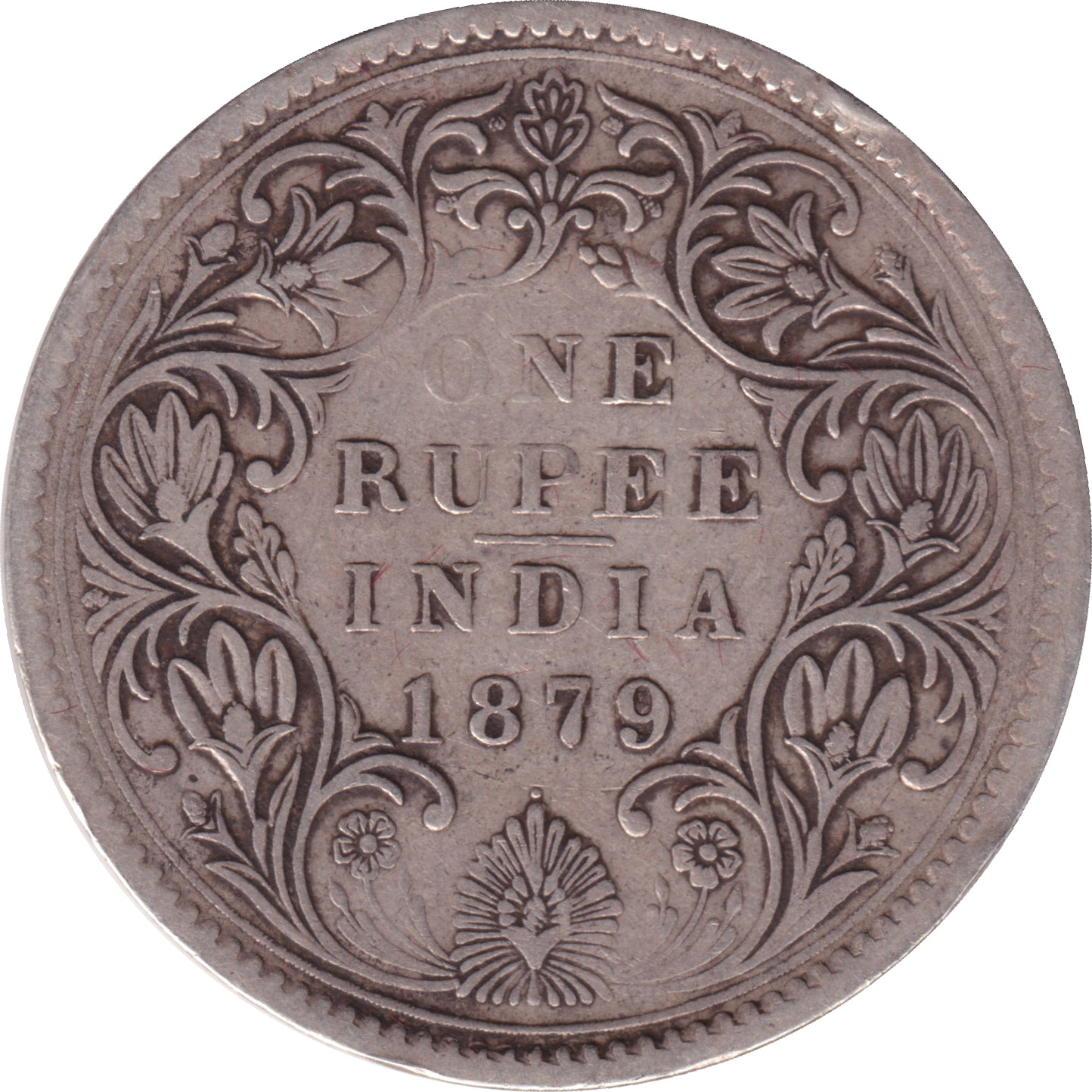 1 rupee silver - Victoria Empress