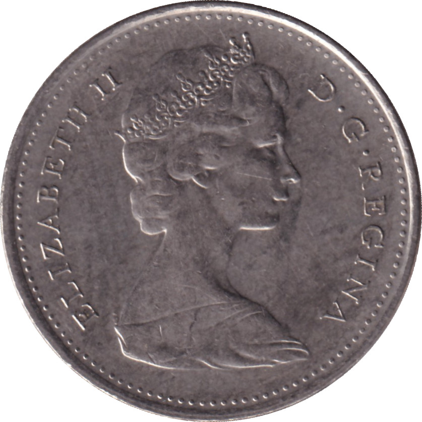 10 cents - Elizabeth II - Young Bust