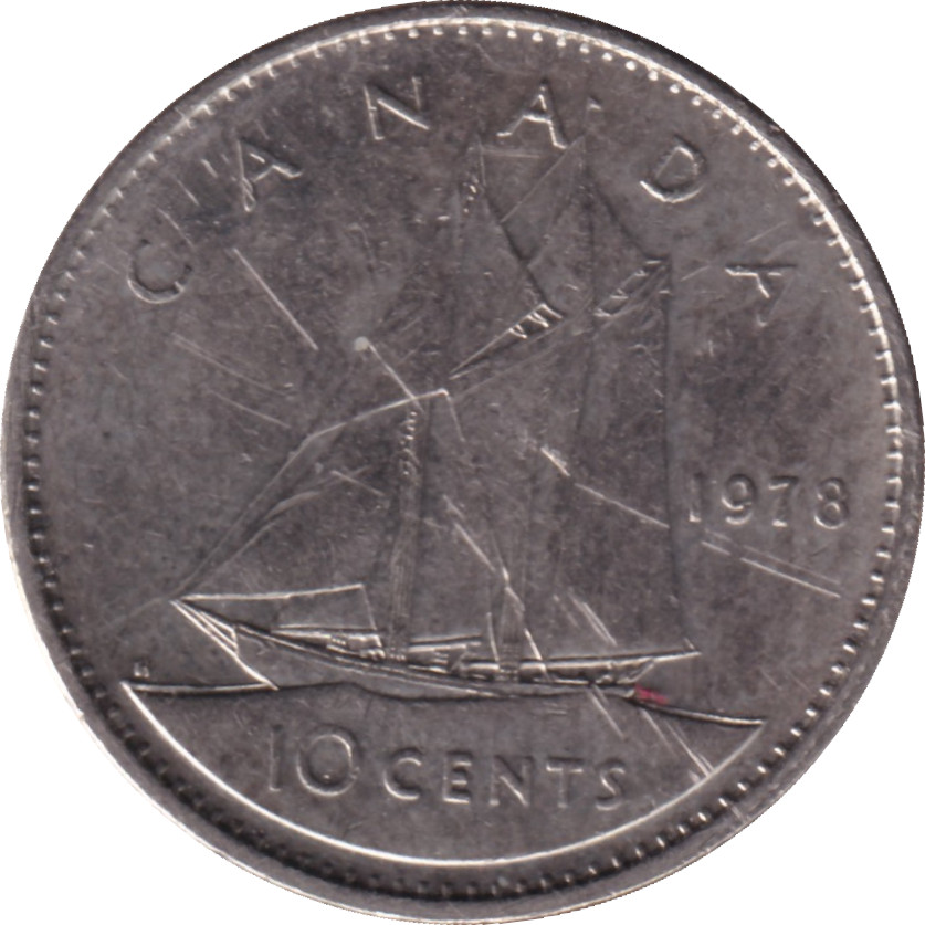 10 cents - Elizabeth II - Young Bust