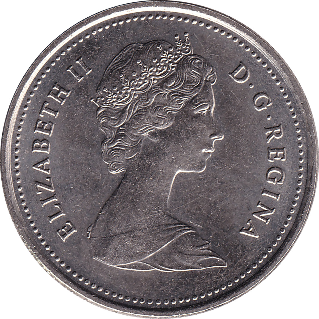 25 cents - Elizabeth II - Mature Bust