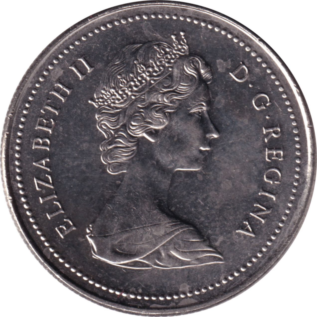 50 cents - Elizabeth II - Young Bust - Nickel