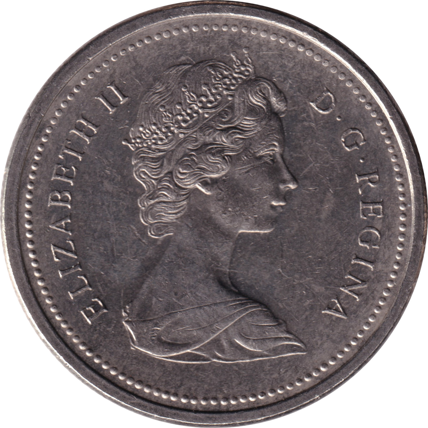 1 dollar - Elizabeth II - Buste mature - Voyageur