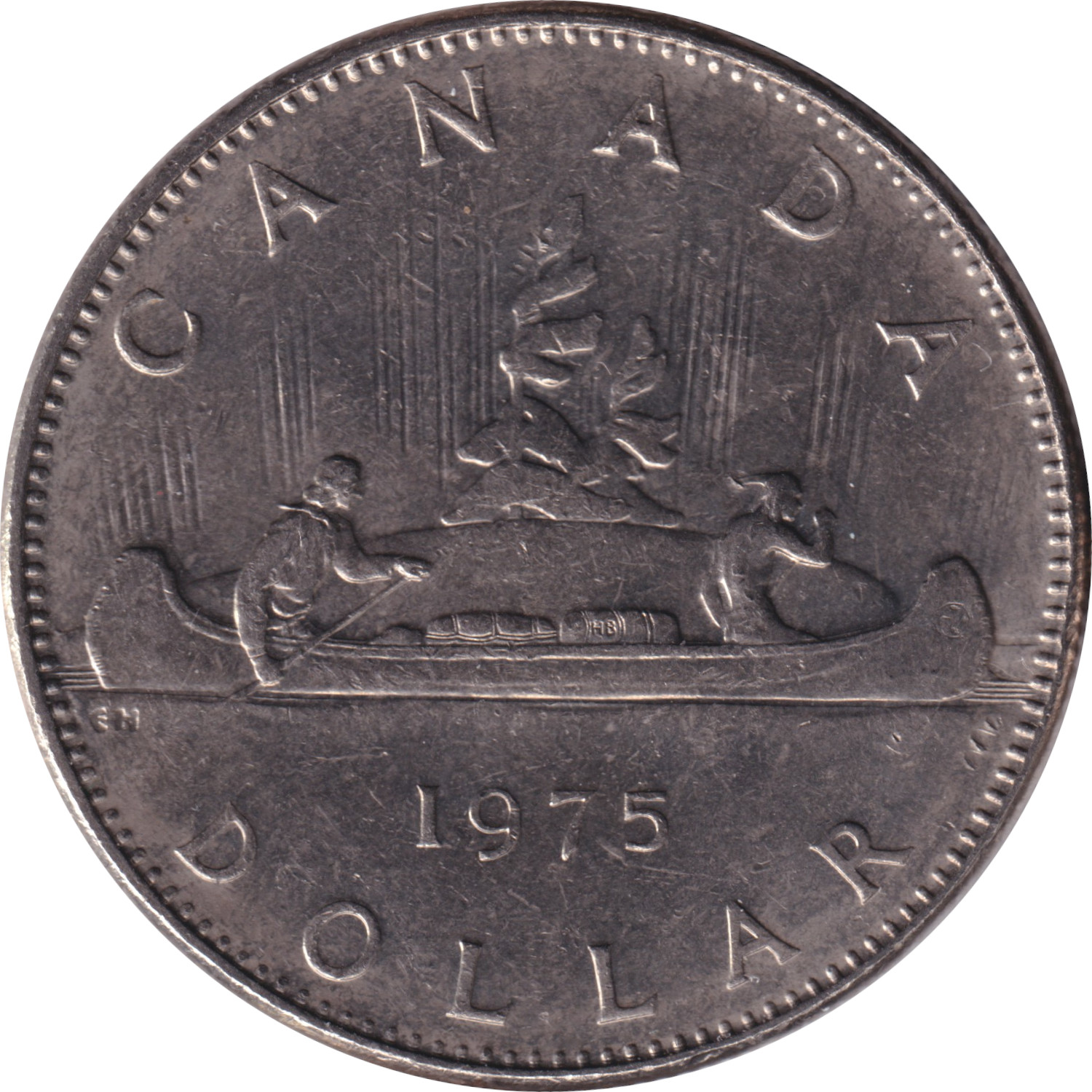 1 dollar - Elizabeth II - Buste mature - Voyageur