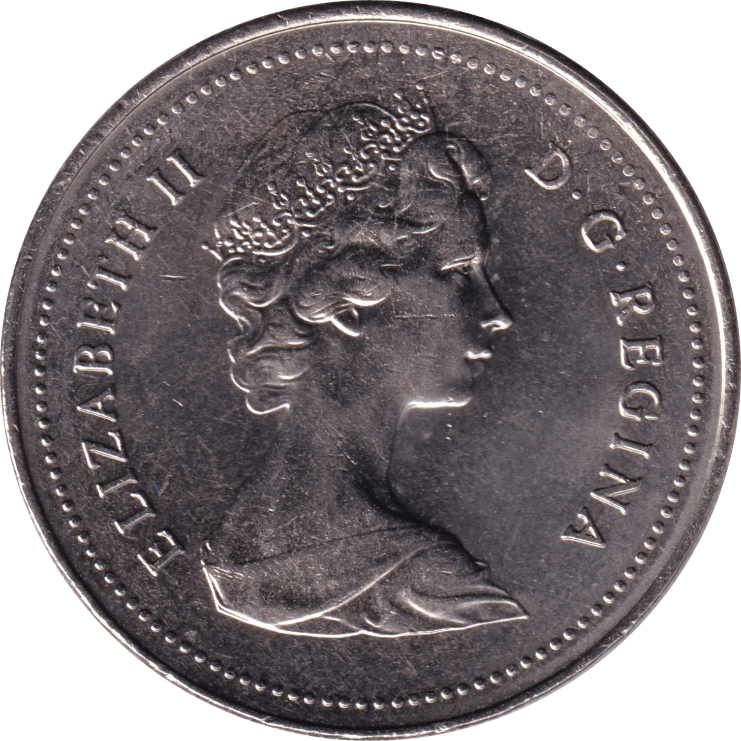 1 dollar - Elizabeth II - Mature Bust - Voyageur