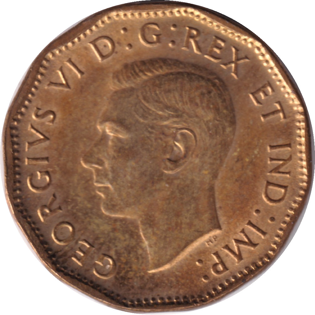 5 cents - George VI - Torch - Tombac