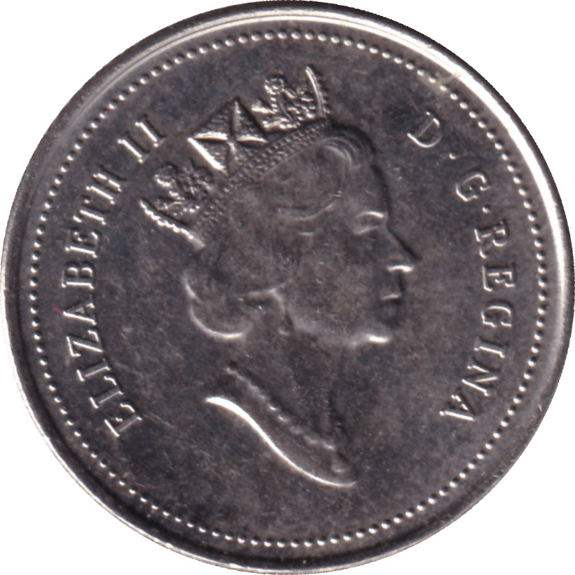 10 cents - Elizabeth II - Mature head - Nickel