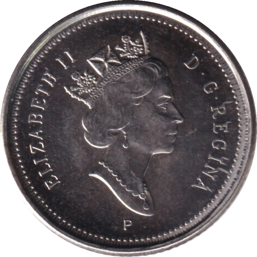 10 cents - Elizabeth II - Mature head - Nickel clad