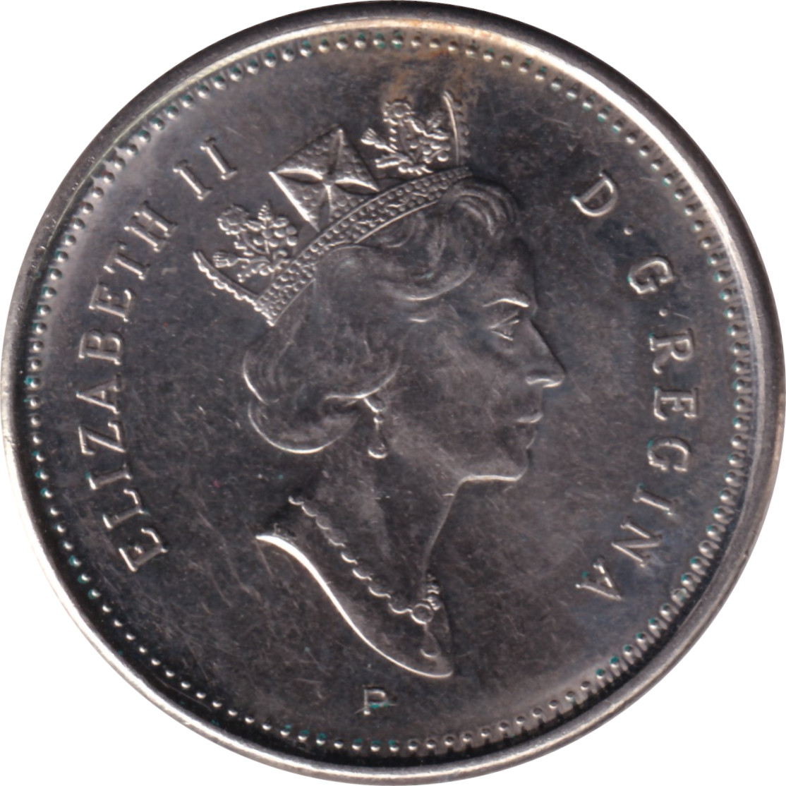 25 cents - Elizabeth II - Mature head - Nickel clad