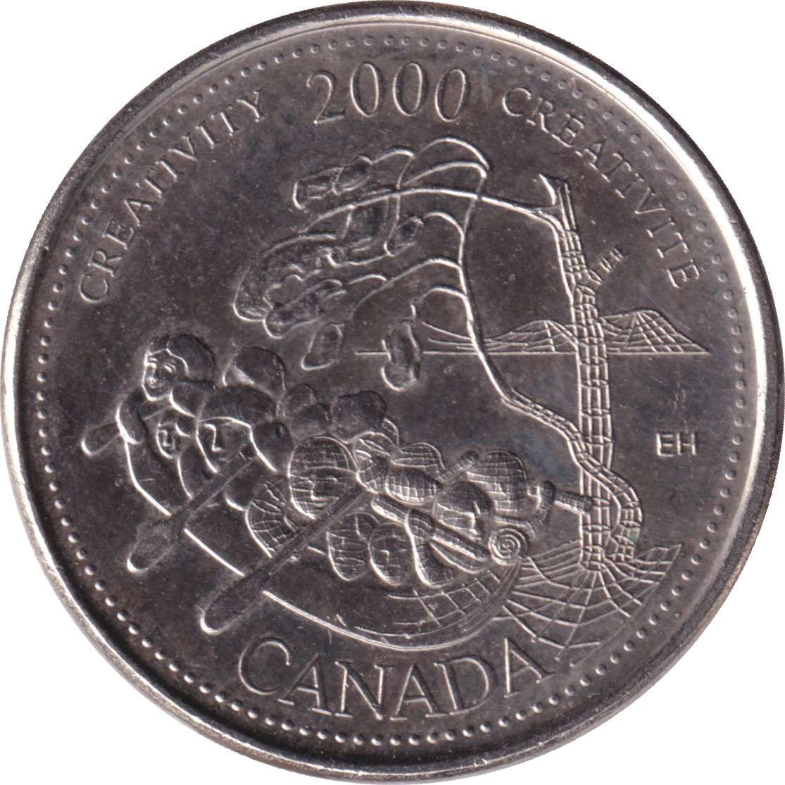 25 cents - Créativité - Nickel