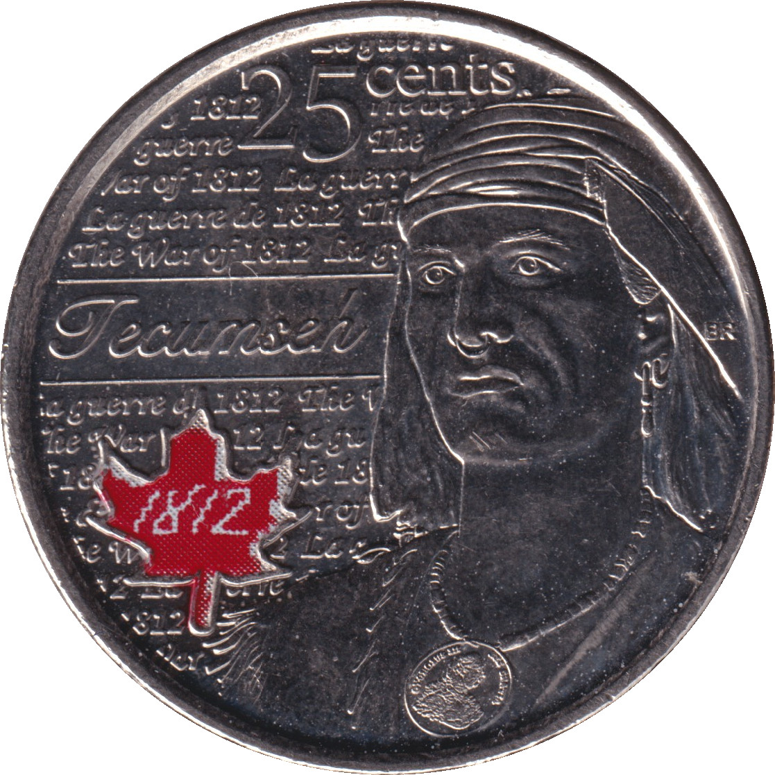 25 cents - Tecumseh