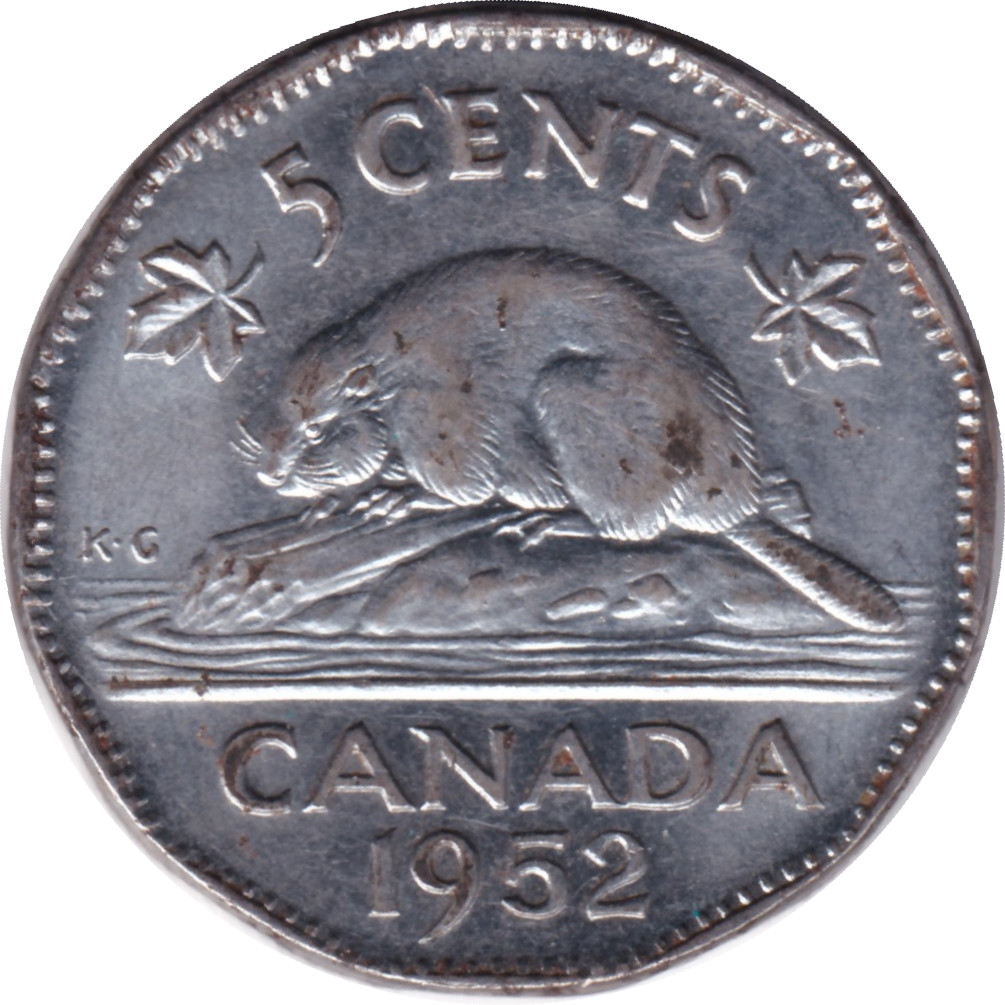 5 cents - George VI - King - Polygonal