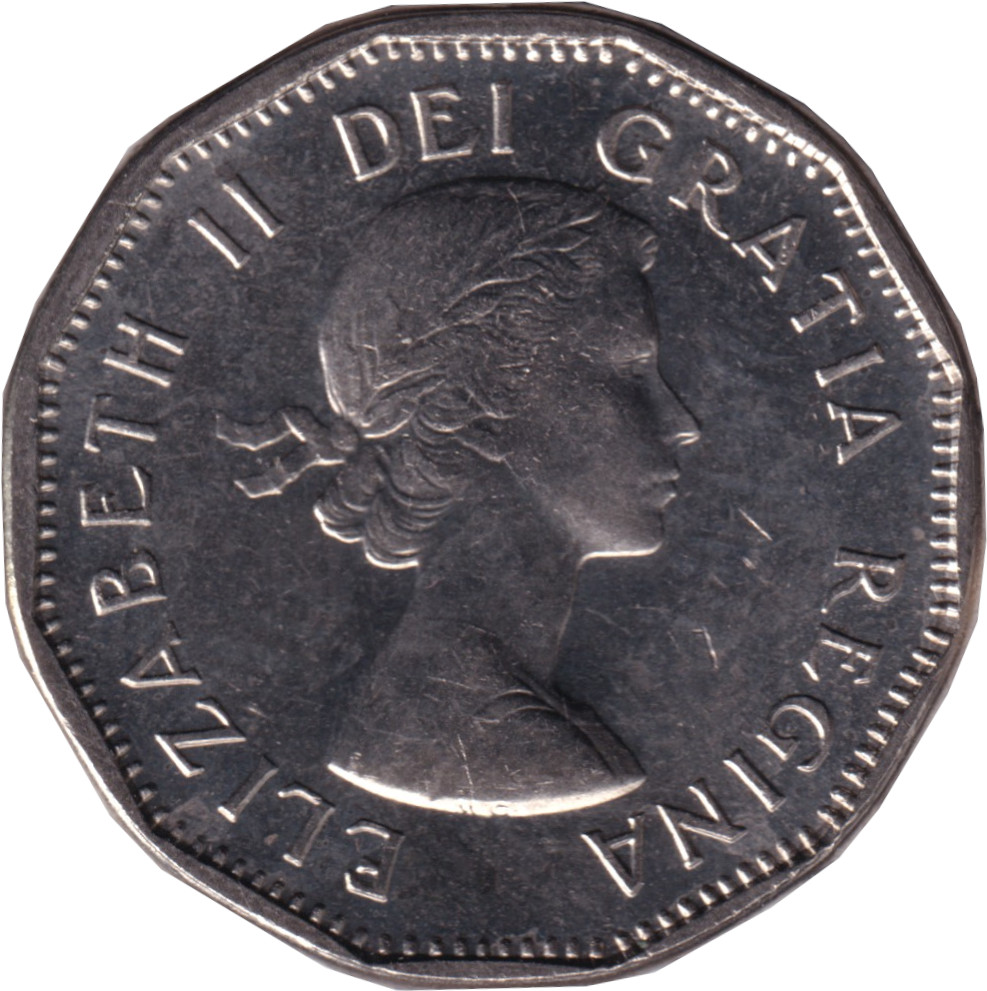 5 cents - Elizabeth II - Buste colonial - Polygonale - Nickel