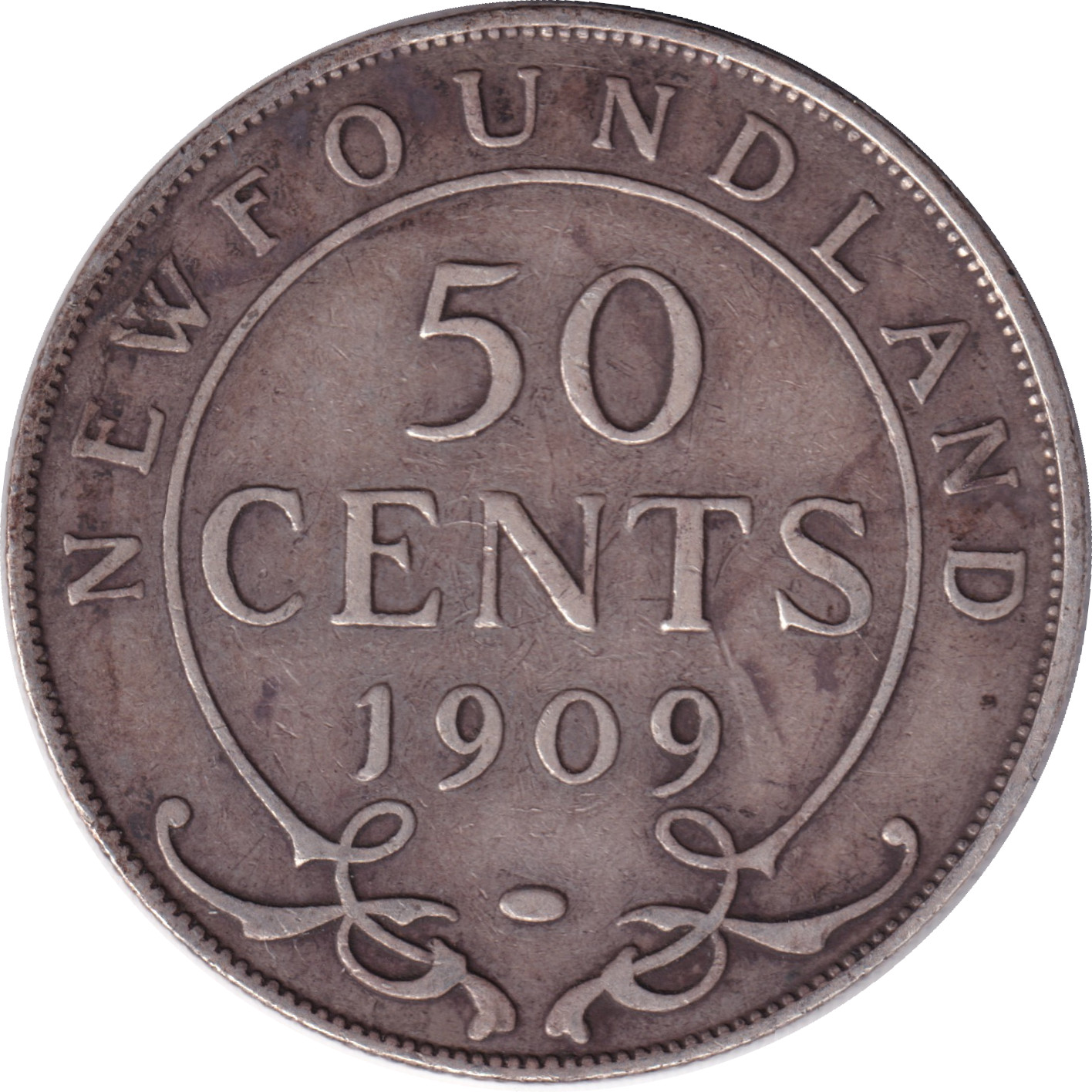 50 cents silver - Edward VII