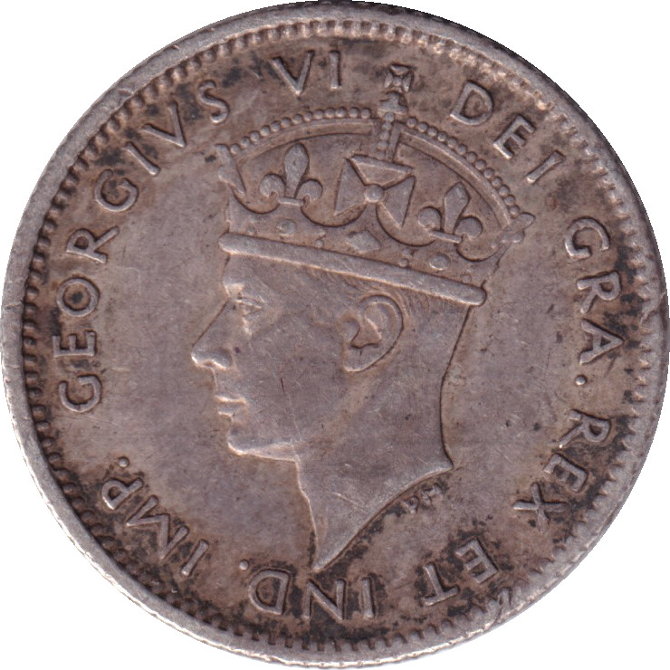 5 cents silver - George VI