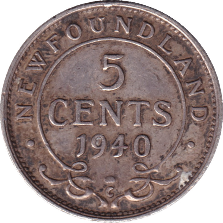 5 cents silver - George VI