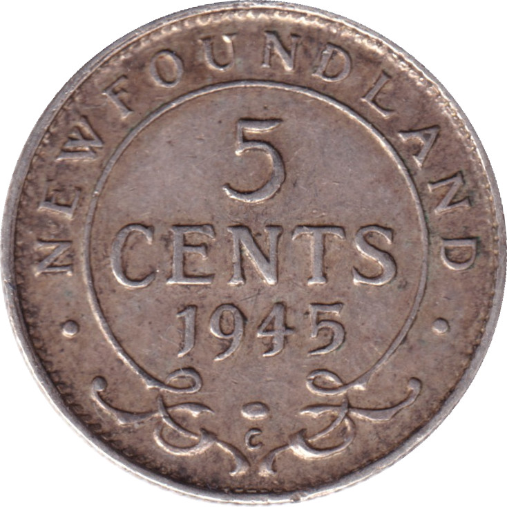 5 cents argent - Georges VI