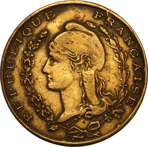 1 franc - Bône - Copper