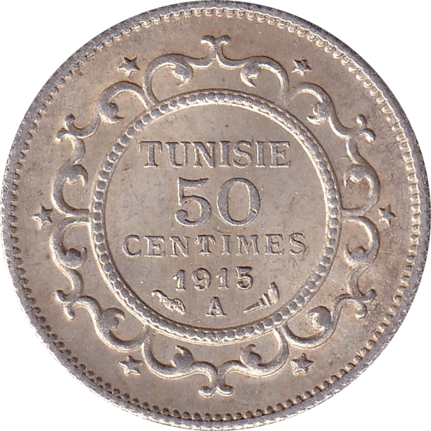 50 centimes argent - Naceur