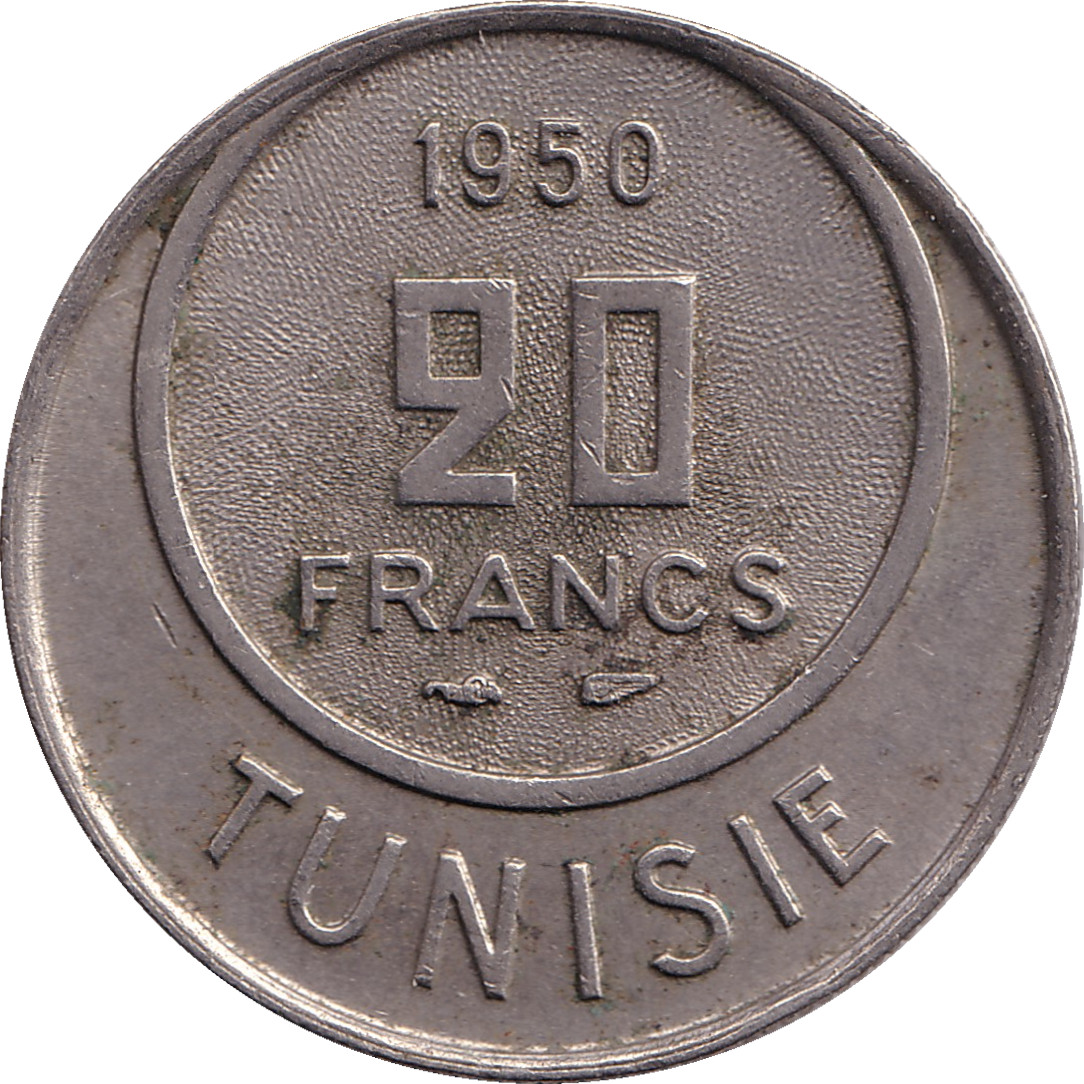 20 francs - Lamine - Type léger