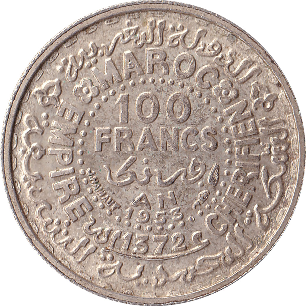 100 francs argent - Étoile - Grand module