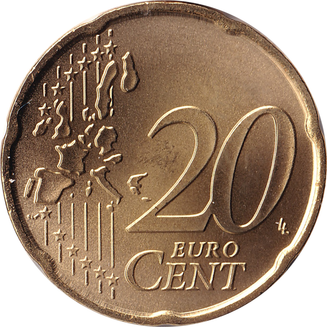 20 eurocents - Porte de Brandebourg