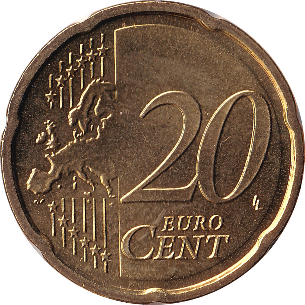 20 eurocents - Porte de Brandebourg