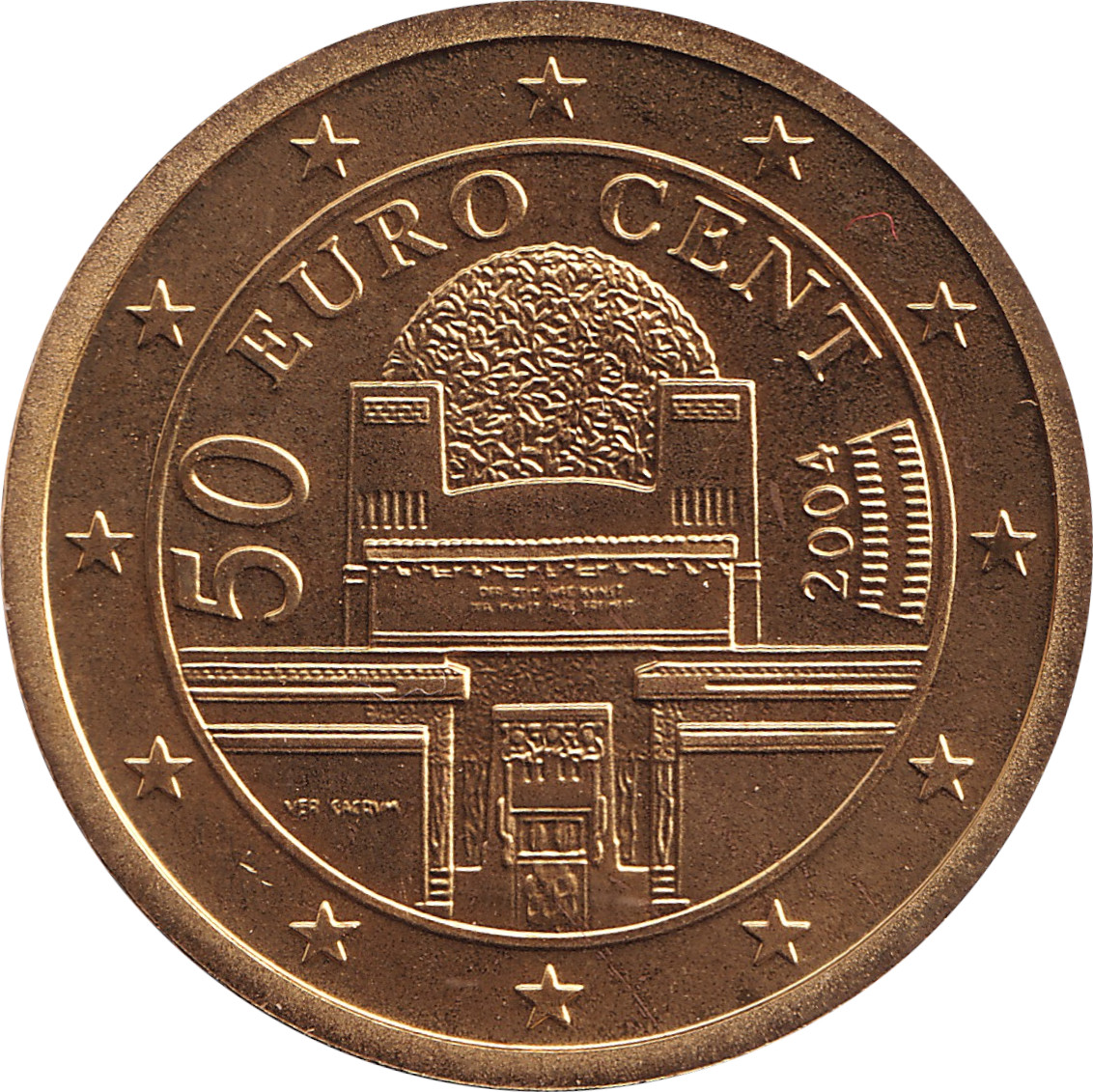 50 eurocents - Secession Palace