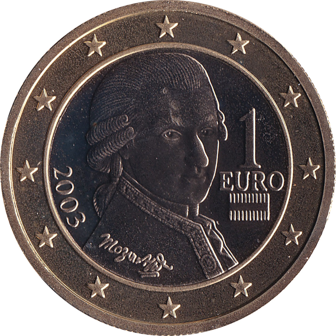 1 euro - Mozart