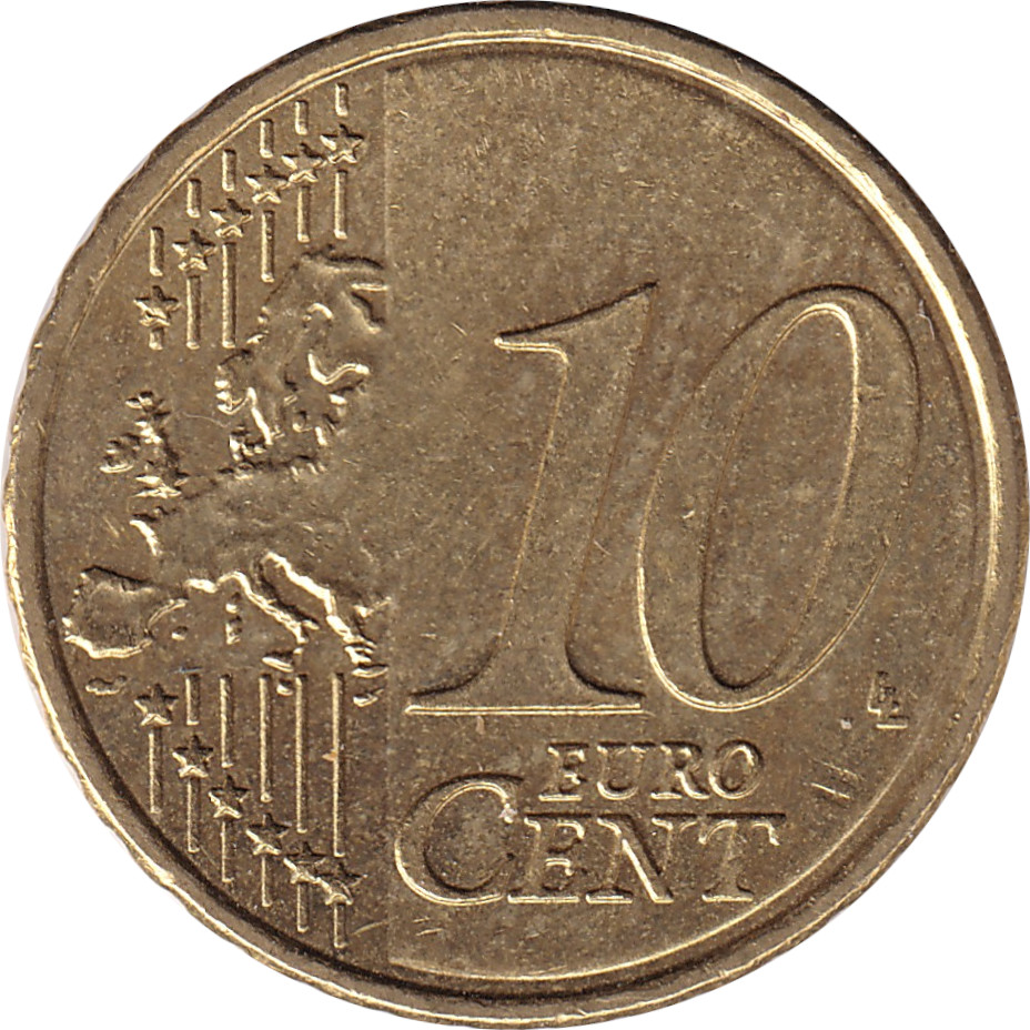 10 eurocents - Cathédrale Saint-Etienne