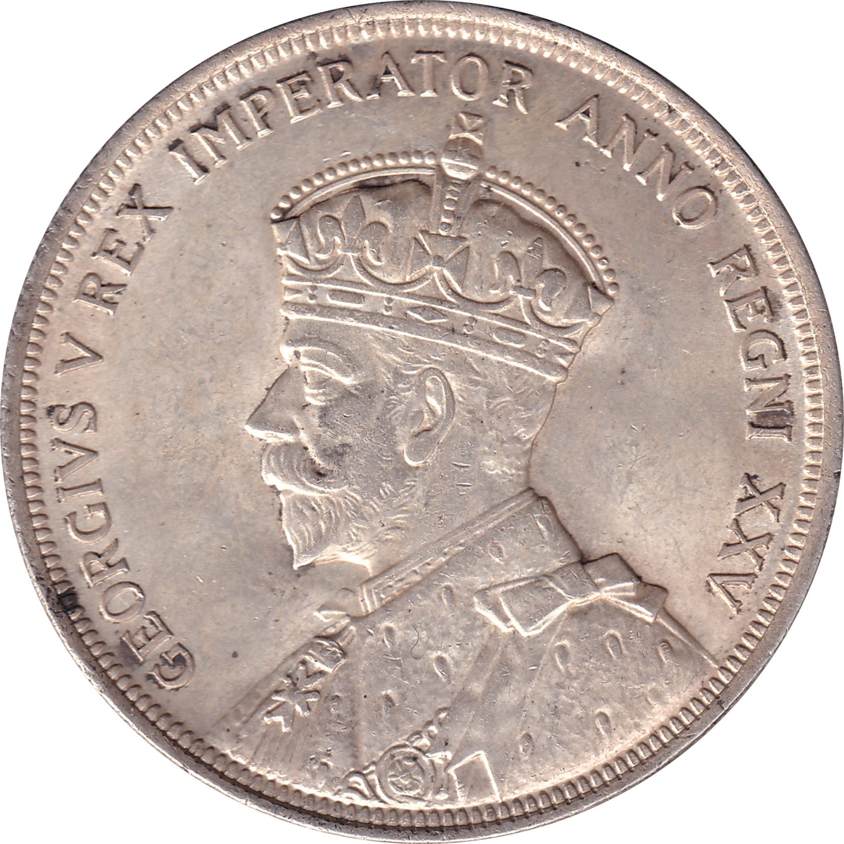 1 dollar silver - George V - 25 years of Reign