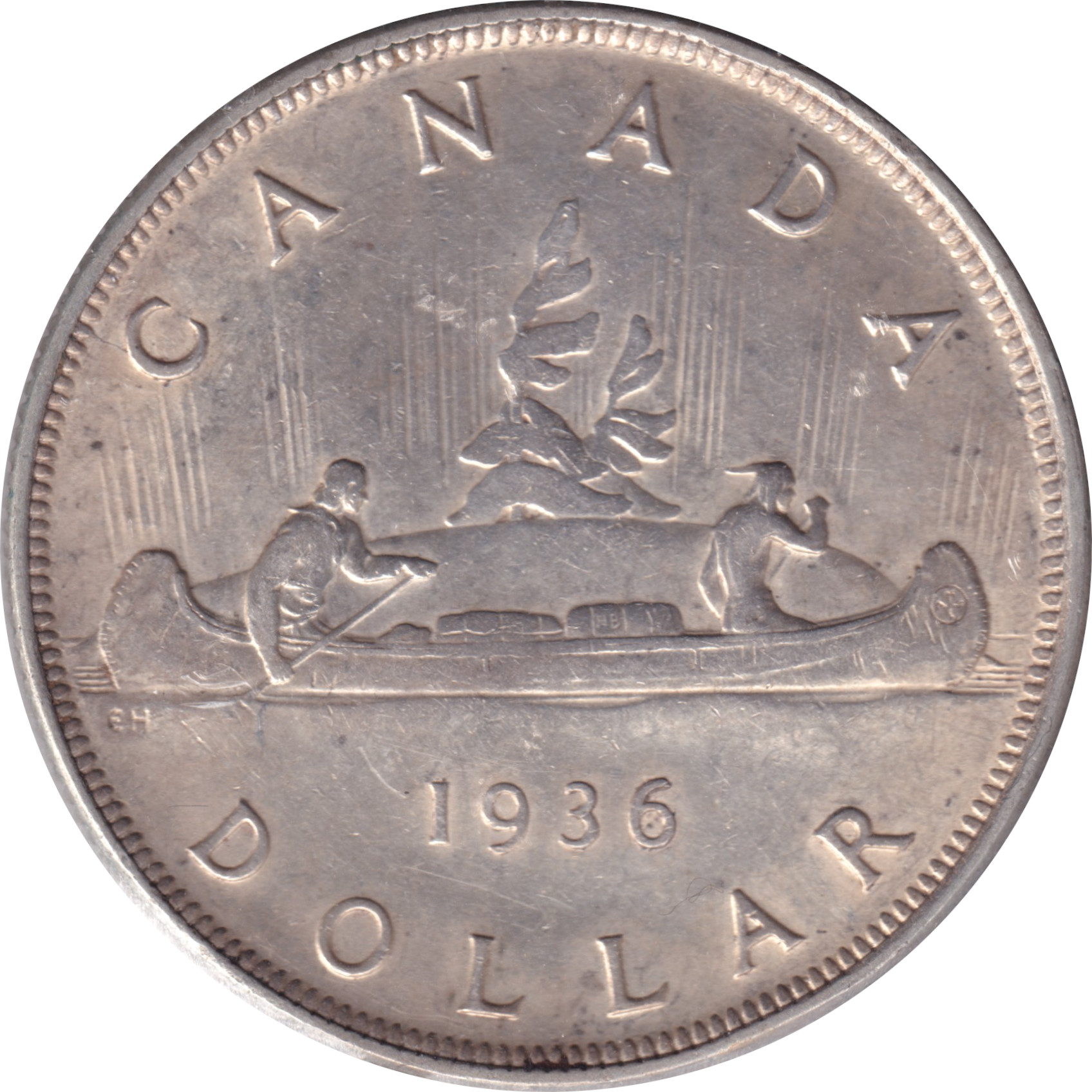 1 dollar silver - George V