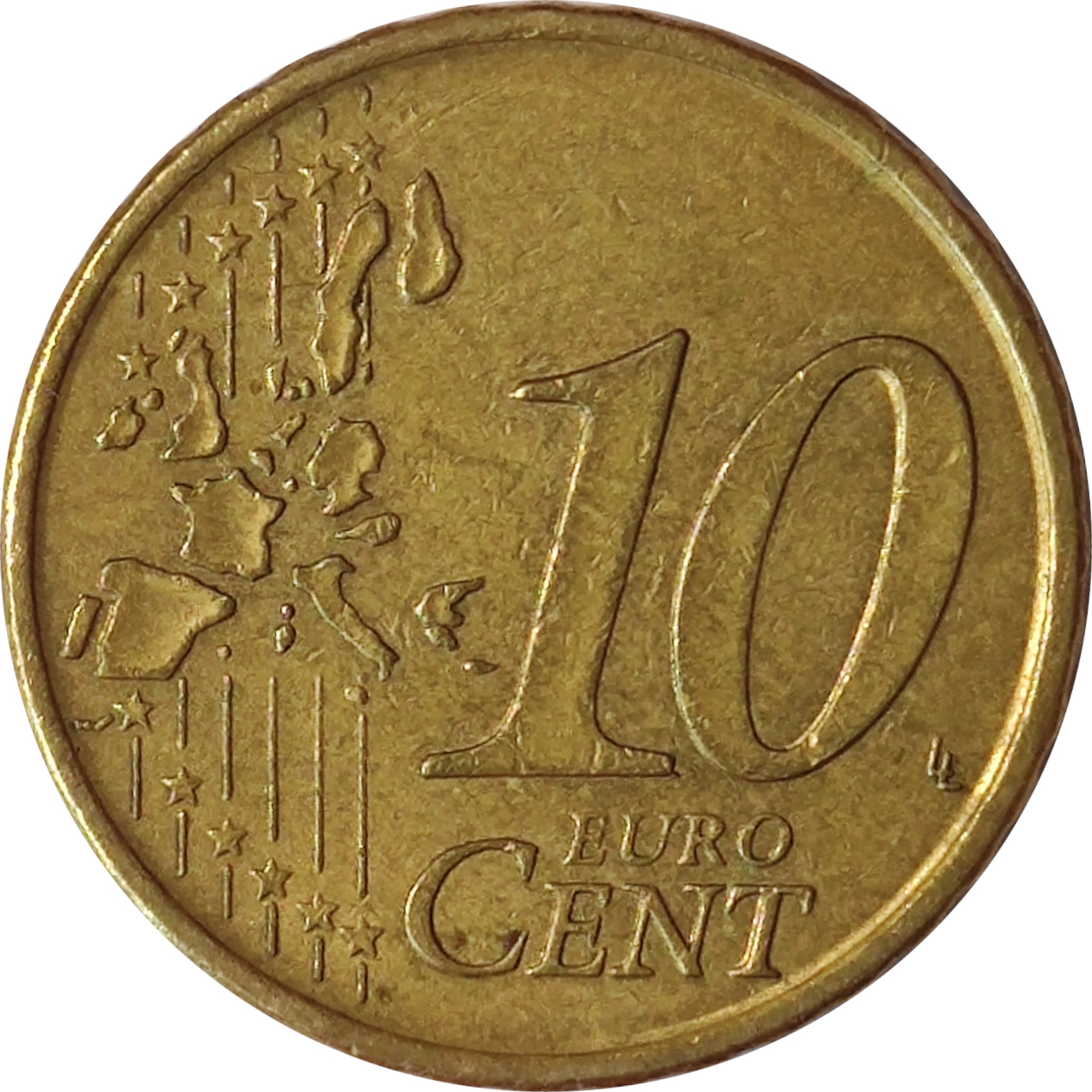 10 eurocents - Cervantés