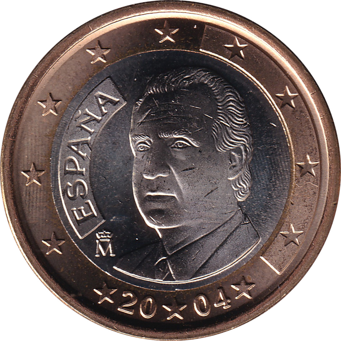 1 euro - Juan Carlos I - Type 1