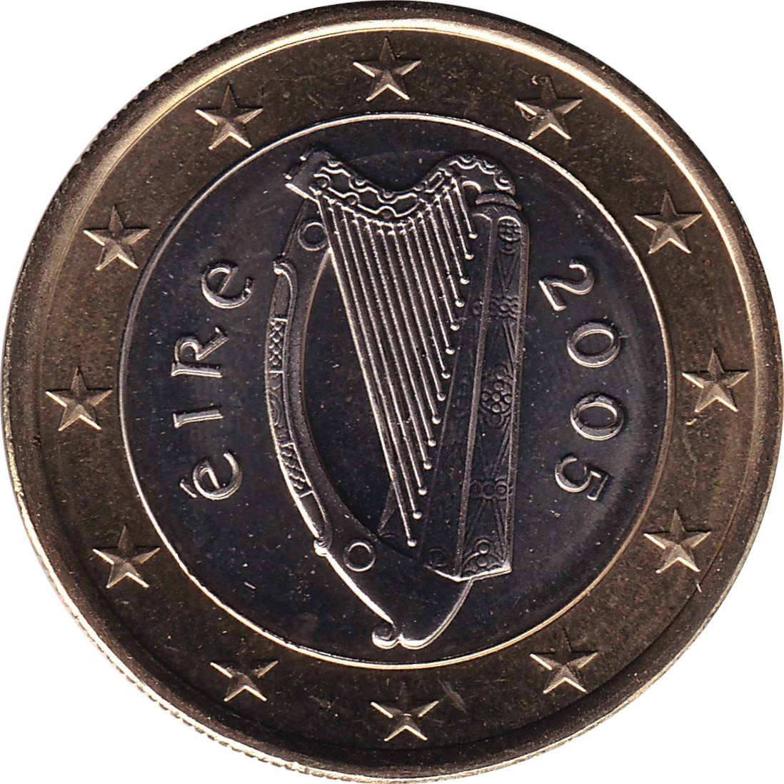 1 euro - Lire irlandaise