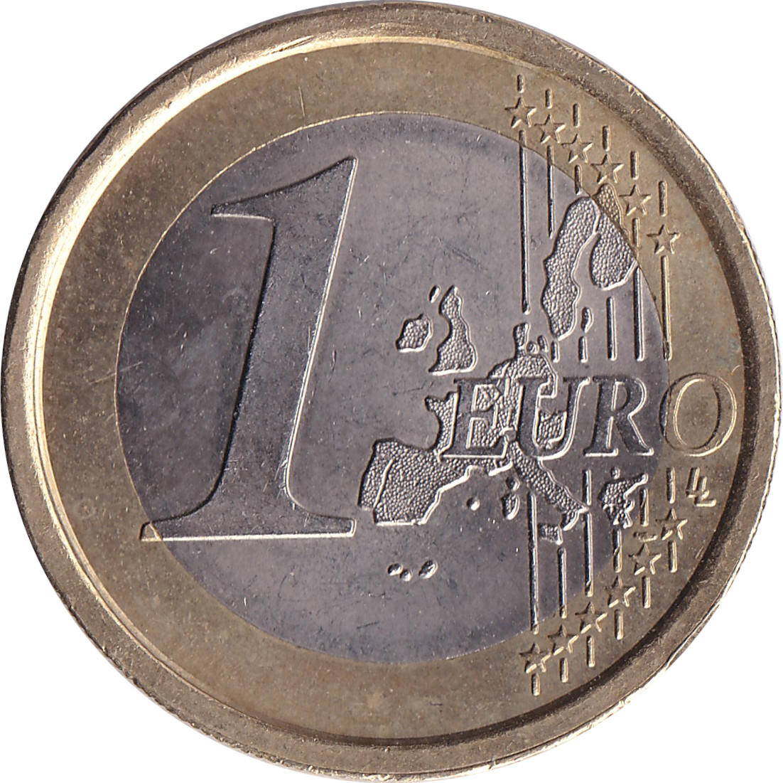 1 euro - Homme de Vitruve