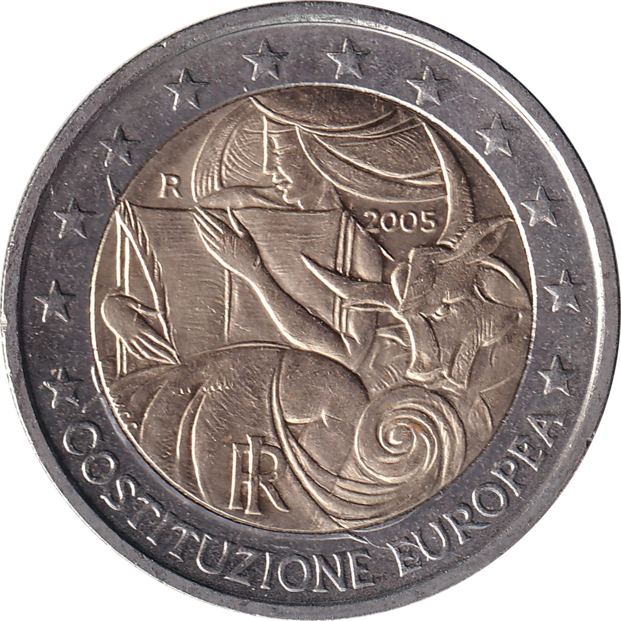 2 euro - Constitution européenne