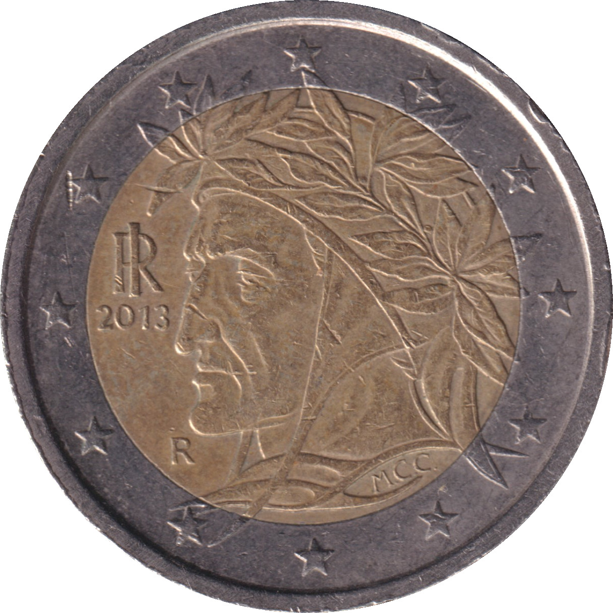 2 euro - Dante Alighieri